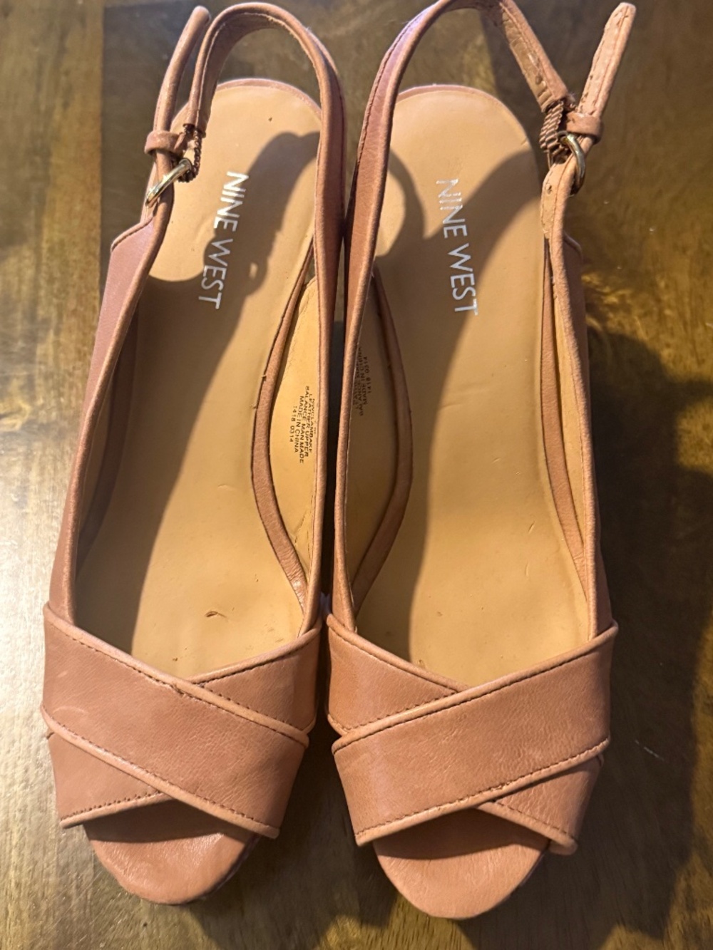 Rose Nine West Heels